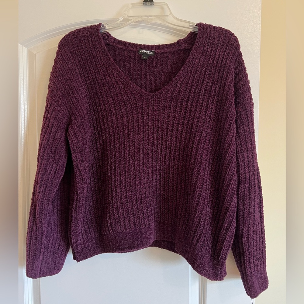 Maroon color sweater, from Express